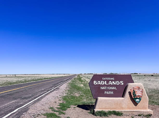 istock Badlands National Park Sign 2213768947
