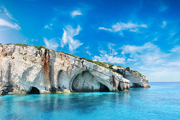 istock Famous  Blue caves  on Zakynthos island - Greece 2213771392