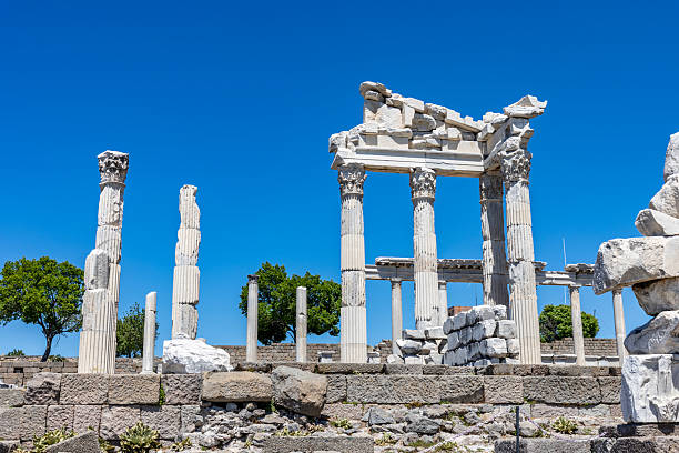 istock Pergamon Acropolis in Bergama. Izmir, Turkey. Pergamon Ancient City. 2213776025
