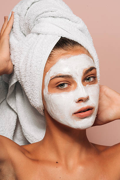 istock Skin care clay mask treatment 2213784595