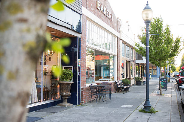 istock Rural main street in northwest USA 2213794026