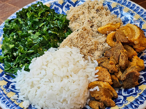 Farofa Crocante de Couve e Cenoura para Churrasco - receita deliciosa profissional - passo 2