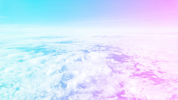 istock Beautiful clouds and blue sky with pastel color 2213800590