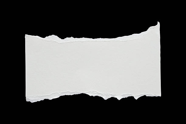 istock White ripped paper torn edges strips isolated on black background 2213800627