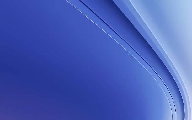 istock Soft blue abstract background with elegant curved lines creating a clean and modern minimalist design 2213817256