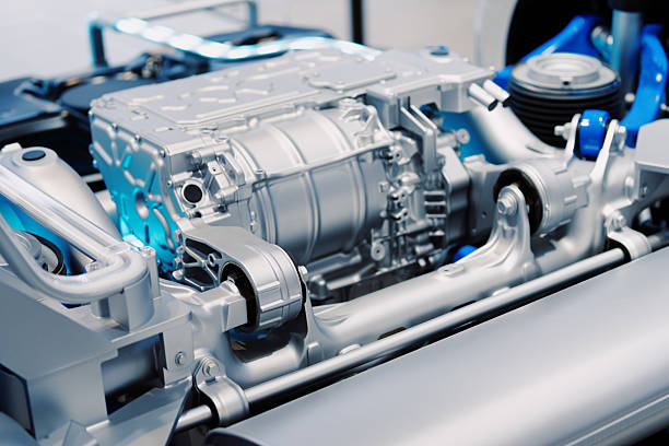 istock Electric vehicle power motor in car 2213819182