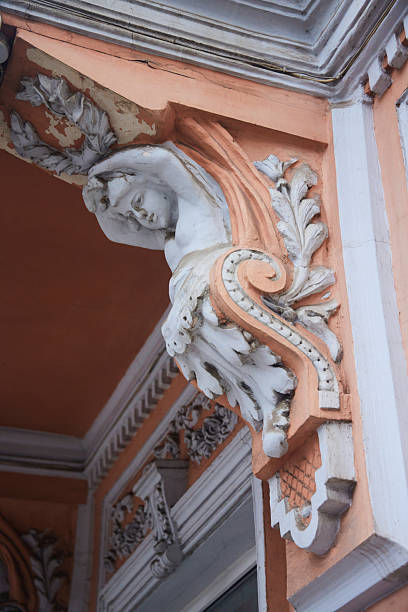 Detail of the Brandenburg gate in Potsdam, erected in 1771 in classicist style. Germany, Europe.