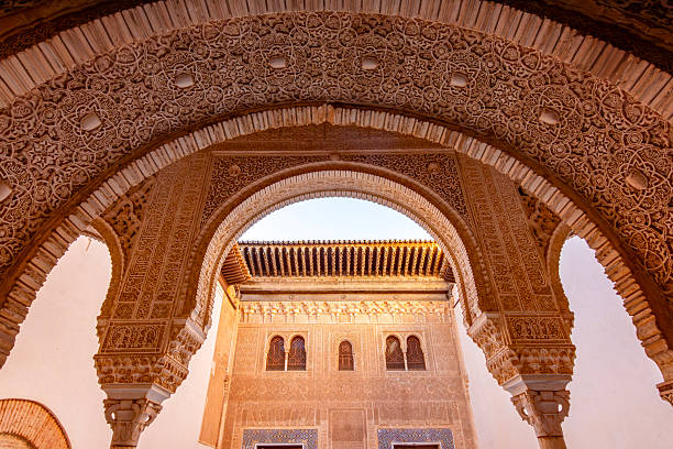 istock Islamic architesture of Alhambra, Granada, Spain 2213836764