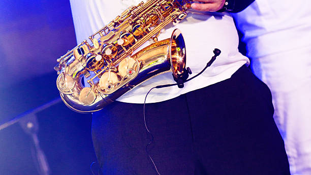 Detail of saxophonist