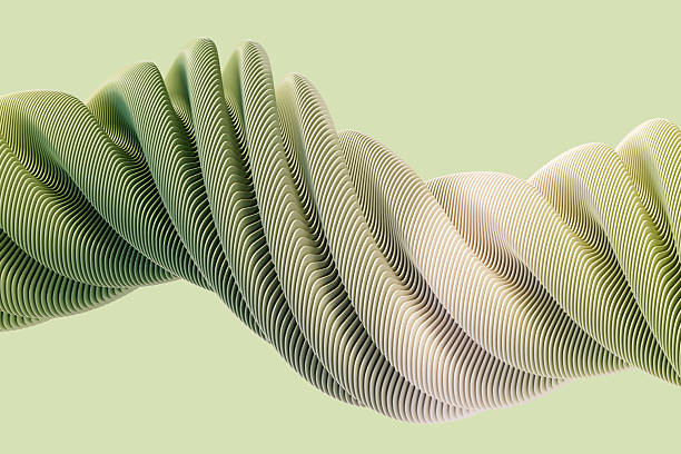 istock Sustainability Concept with Green Twisted Shape, Eco Innovation Concept 2213837762