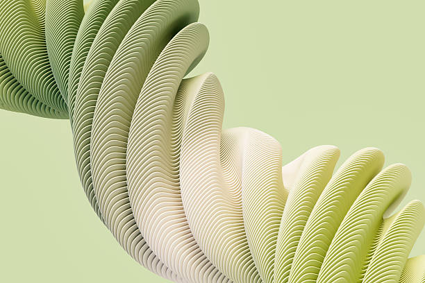 istock Sustainability Concept with Green Twisted Shape, Eco Innovation Concept 2213837794
