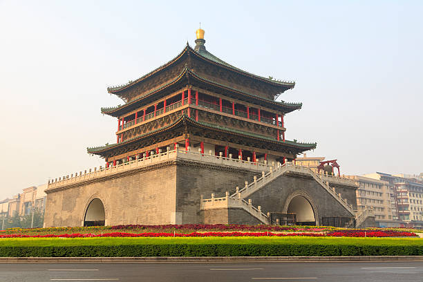 Bell tower in the ancient city Xian, China
