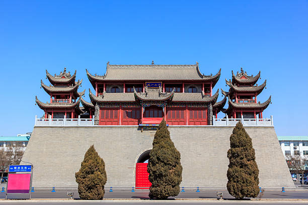 Drum Tower in Yinchuan, Ningxia, China