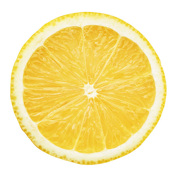 istock Lemon fruits with slice isolated 2213843926
