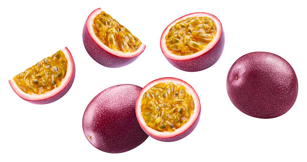 istock Passion maracuya fruit isolated on white background 2213844492