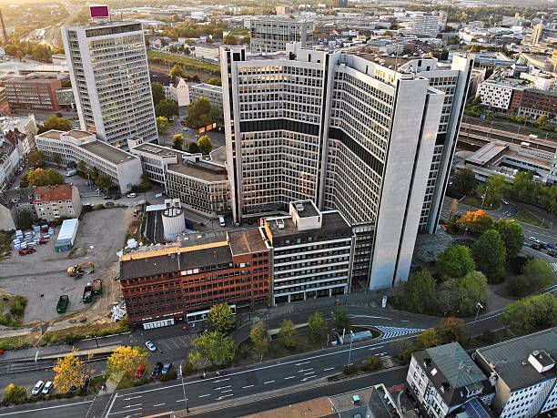 istock Essen city in Germany 2213850352