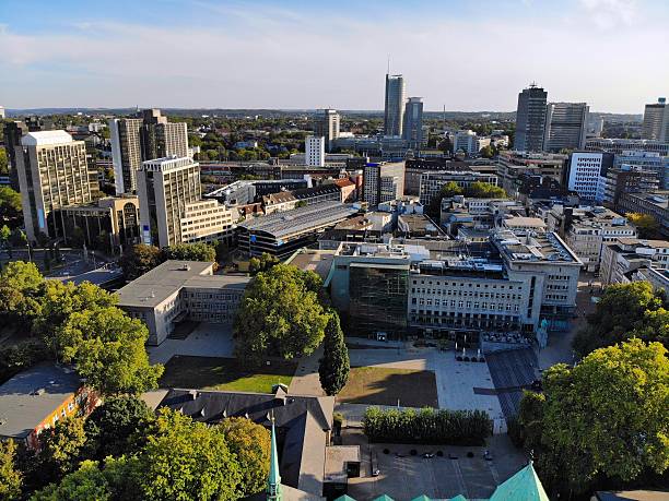 istock Essen city skyline in Germany 2213850431