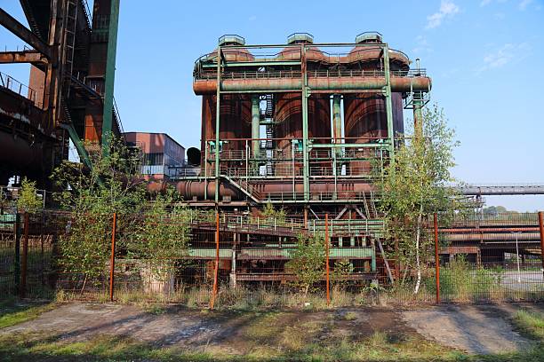 istock Phoenix West urban exploration in Dortmund, Germany 2213850477