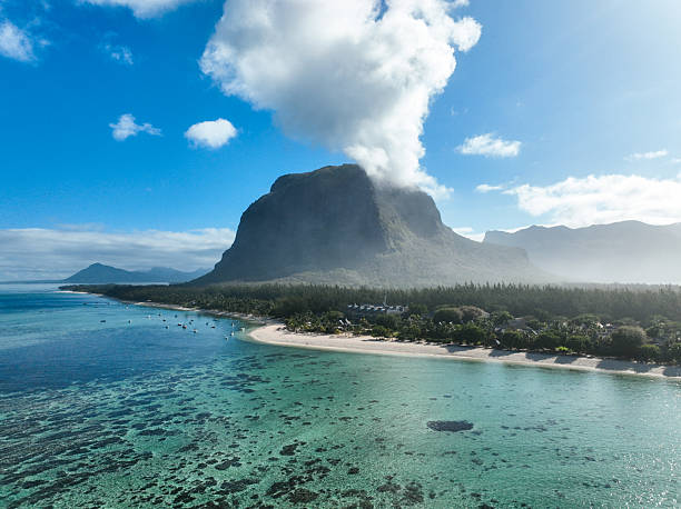 istock Le Morne mountain with turquoise shoreline 2213851962