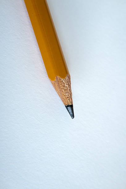 Pencil standing out representing Individuality Uniqueness, Speak Up, Courage and Leadership.