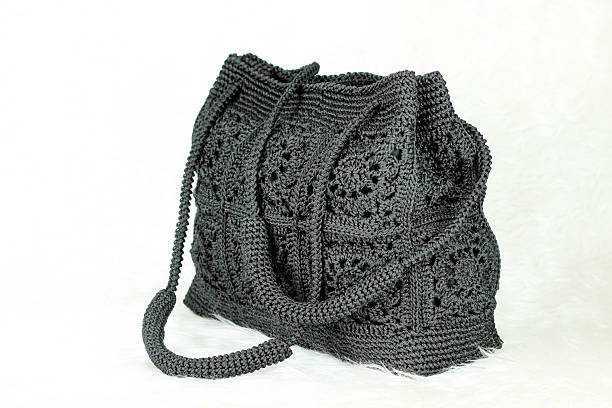 women's knitted handmade bag