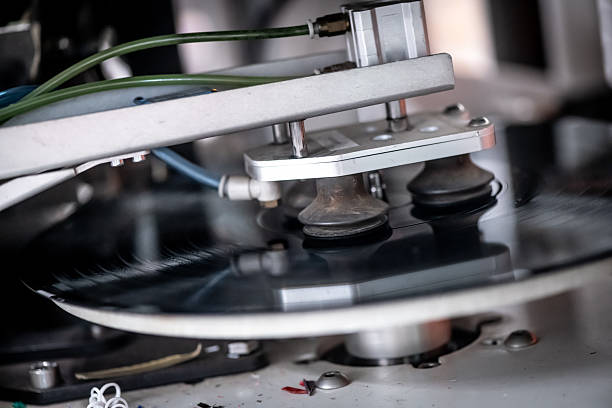 Vinyl record press factory machinery