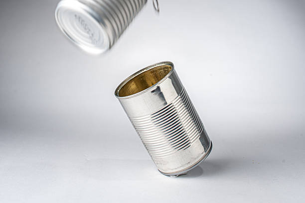 aluminum can isolated on white