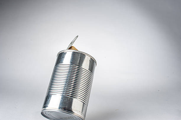 aluminum can isolated on white