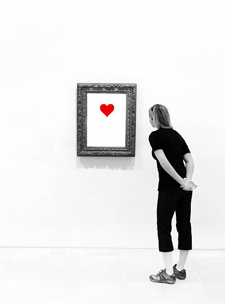 picture with heart love theme