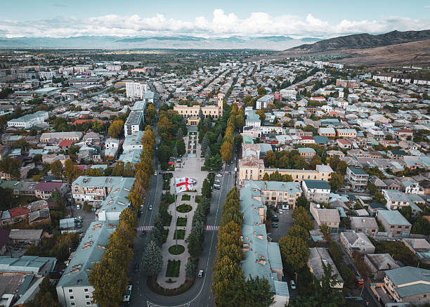 istock Aerial View of Gori, Georgia 2213886522