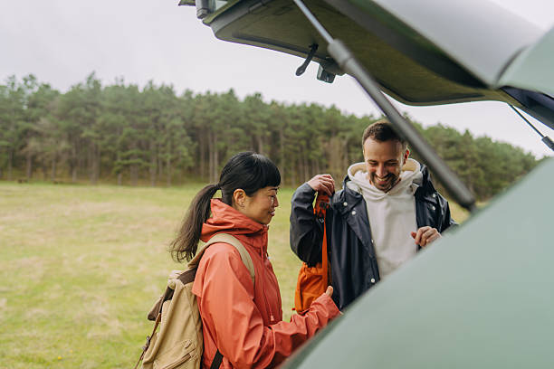 istock Couple on the road trip 2213887113