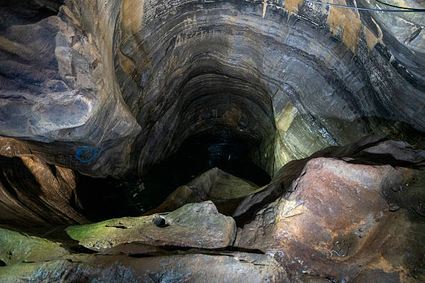 istock Underground river valley karst caves in Guizhou, China 2213889431