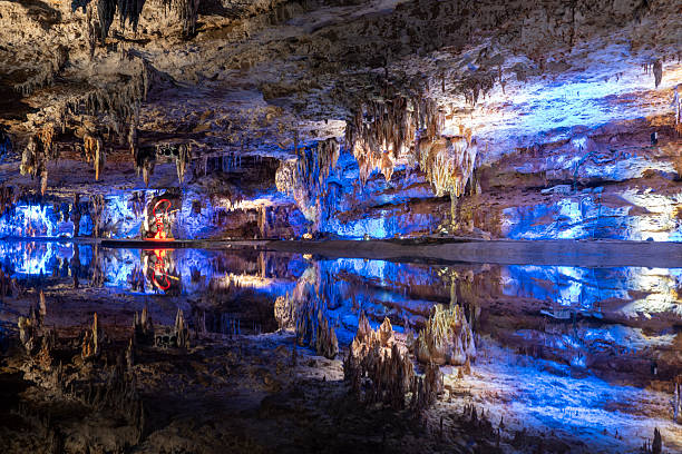 istock Underground river valley karst caves in Guizhou, China 2213893376