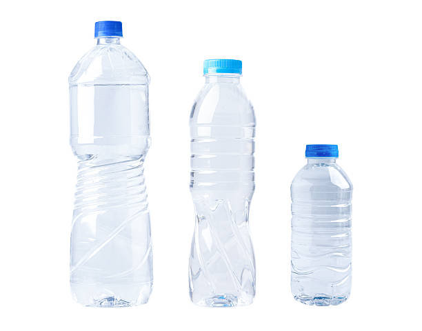 istock Plastic water bottle isolated on white background. 2213894640