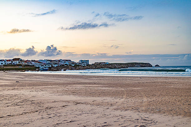 istock Portuguese atlantic ocean coastline between lisbone and Porto 2213898000