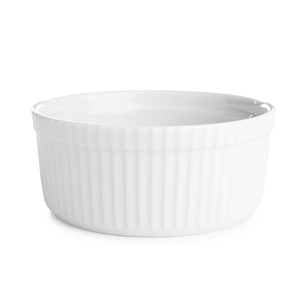 istock One ceramic casserole isolated on white. Cooking utensil 2213903169