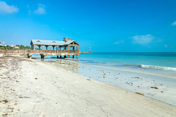 istock Pier on the beach in Key West, Florida 2213905558