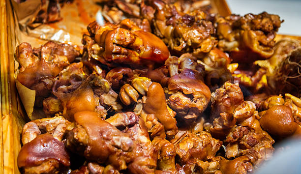 Cooking the meat for the birria