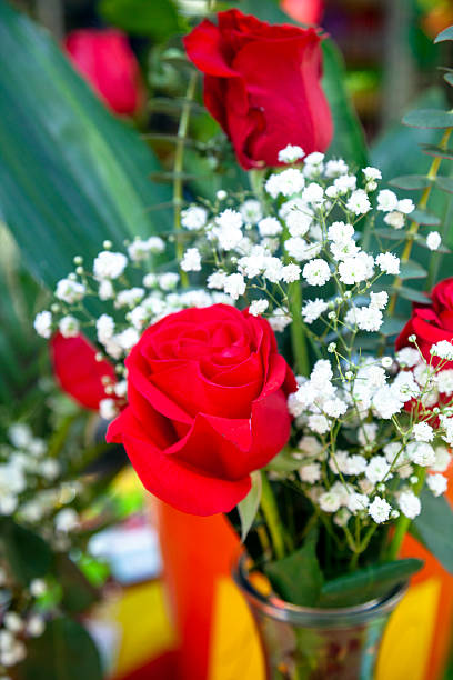 Bouquet red roses, Sant Jordi's day