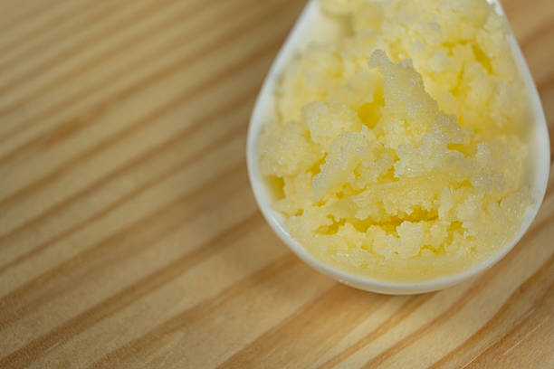 istock Ghee Butter In A Spoon Copy Space for Text 2213908677