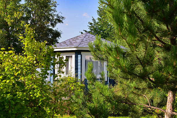 Outdoor coziness in danish garden.