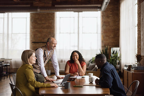 istock Business team collaborating on a project in a modern office 2213931854