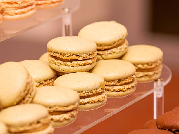 istock Colorful French macarons in close-up 2213932795
