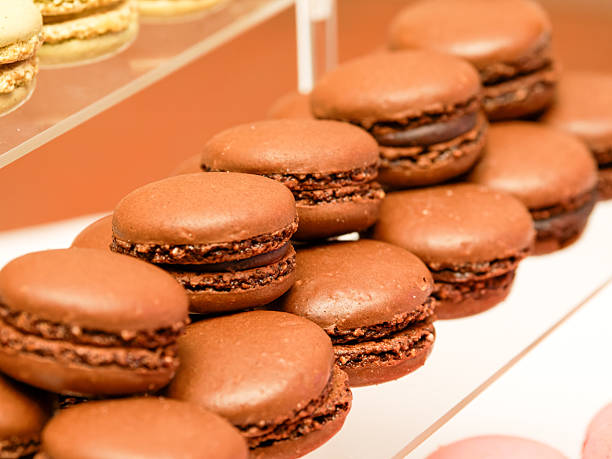 istock Colorful French macarons in close-up 2213932918