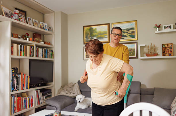 istock Adult Child Supporting Aging Parent 2213939118