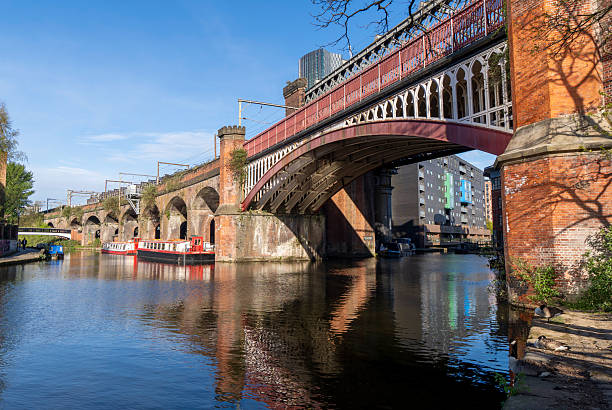istock Castlefield Manchester in the morning 2213948055
