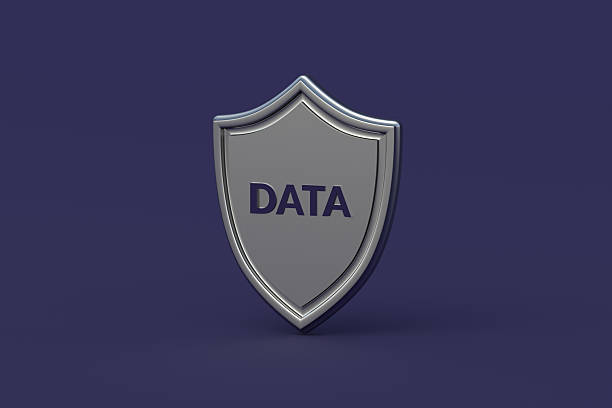 istock Data word on metal shield. Cyber security concept. Database protection. Confidentiality of correspondence. 3d render 2213950878
