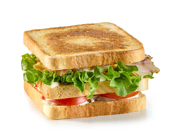 istock club sandwich on white background 2213951179