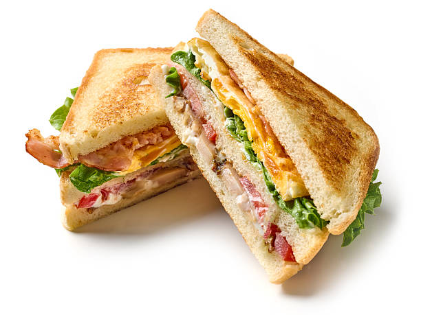istock club sandwich on white background 2213951183