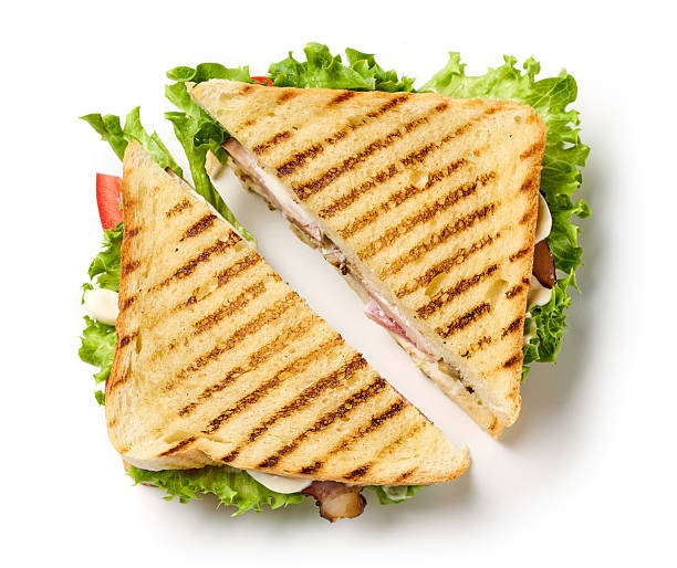 istock club sandwich on white background 2213951189